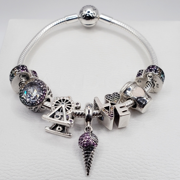 🎡Authentic Pandora BRACELET GIFT 🎁 8pc SET - Picture 1 of 8
